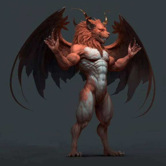 Dragon + Lion Character